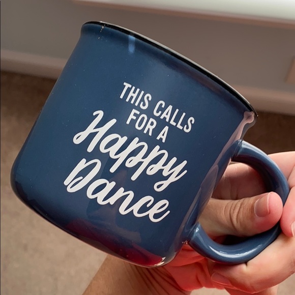 “This calls for a happy dance” Stoneware Mug